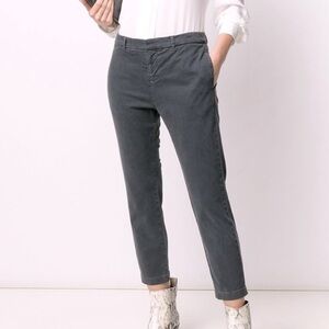 Nili Lotan Tel Aviv Slim Fit Pant in Carbon Gray Women’s Size 6